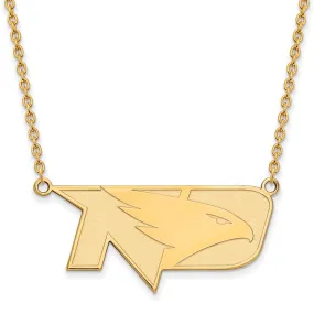 10k Yellow Gold North Dakota Large Pendant Necklace