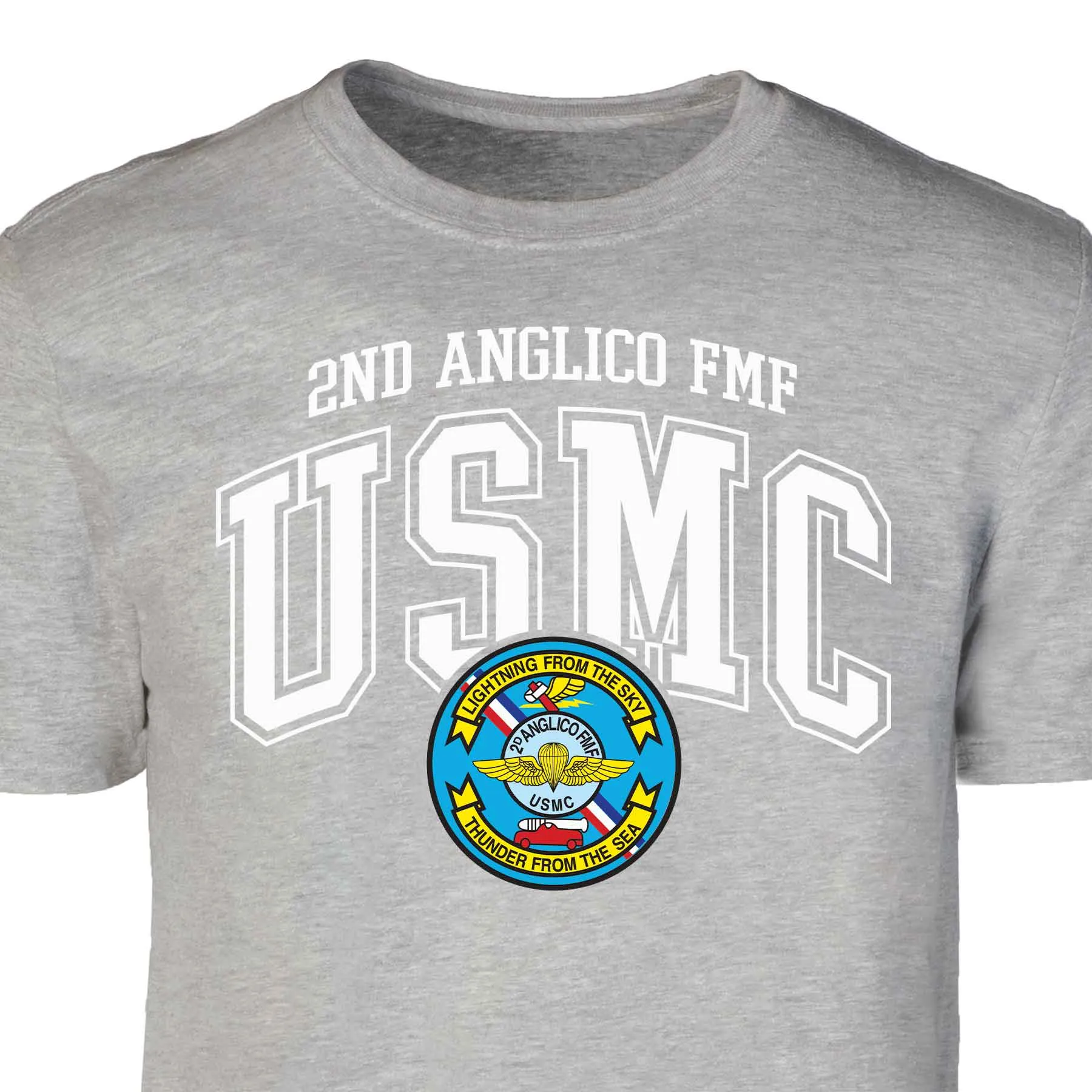 2D Anglico FMF Arched Patch Graphic T-shirt