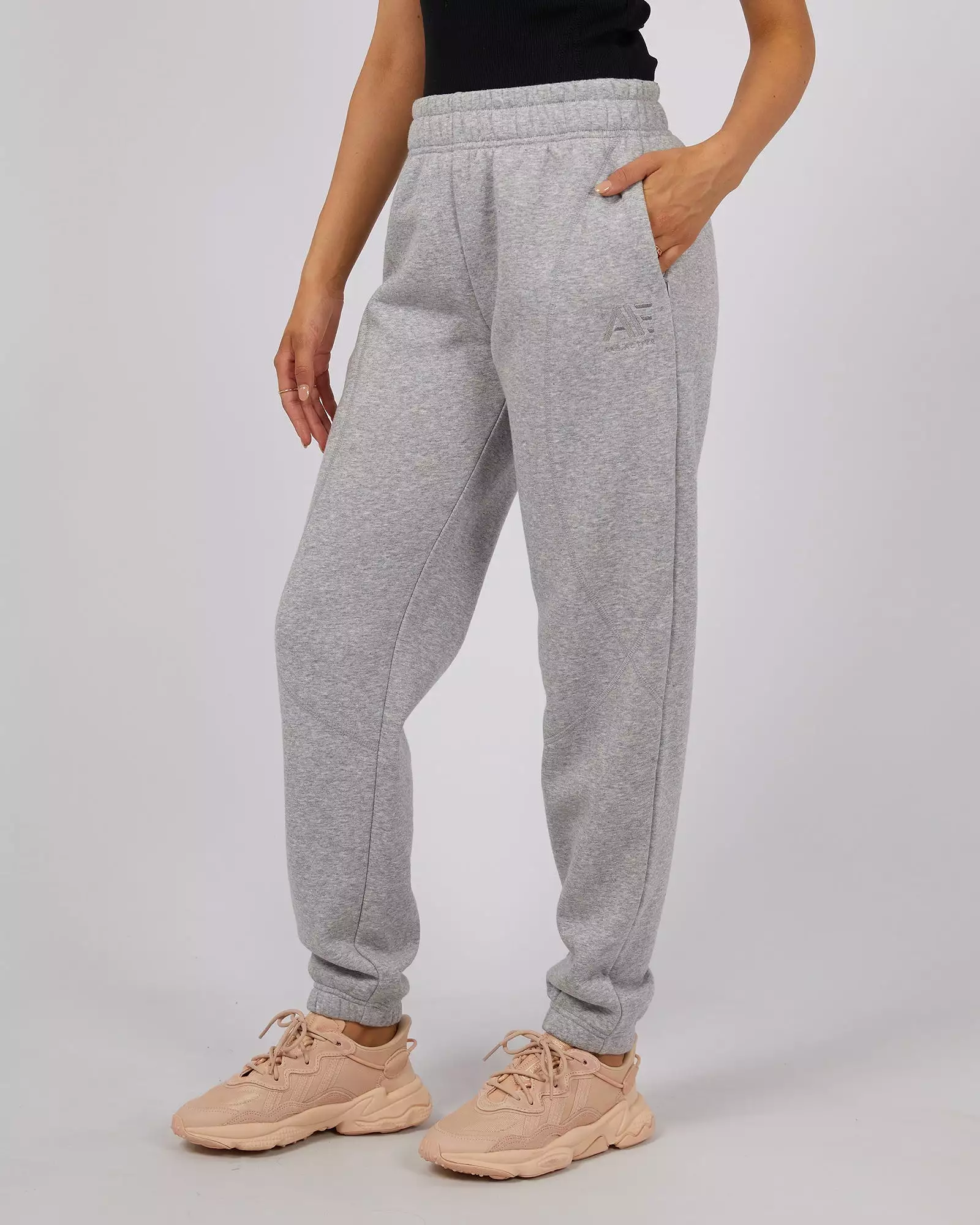 Active Tonal Track Pant Grey Marl