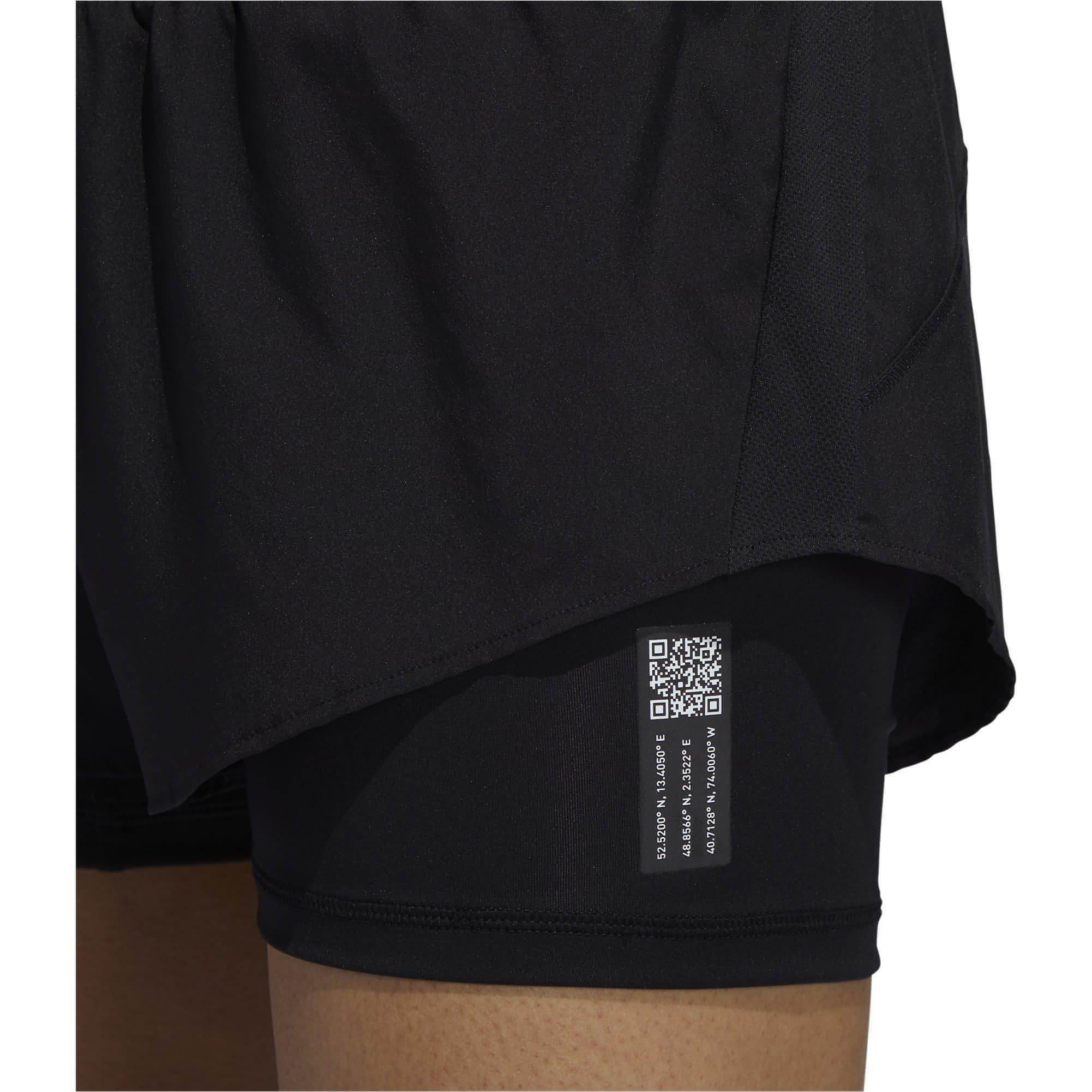 adidas Adapt To Chaos 2 In 1 Womens Running Shorts - Black