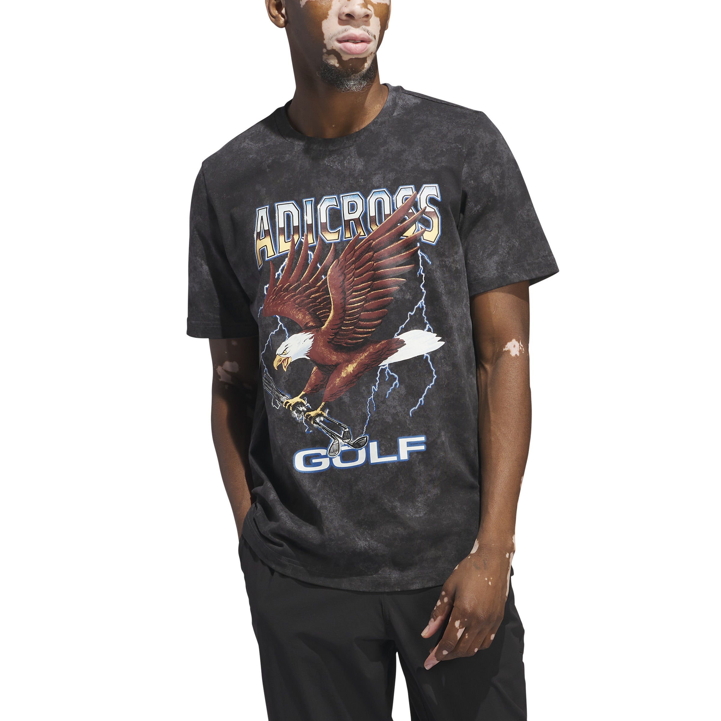 adidas Adicross Eagle Graphic T-Shirt - Black