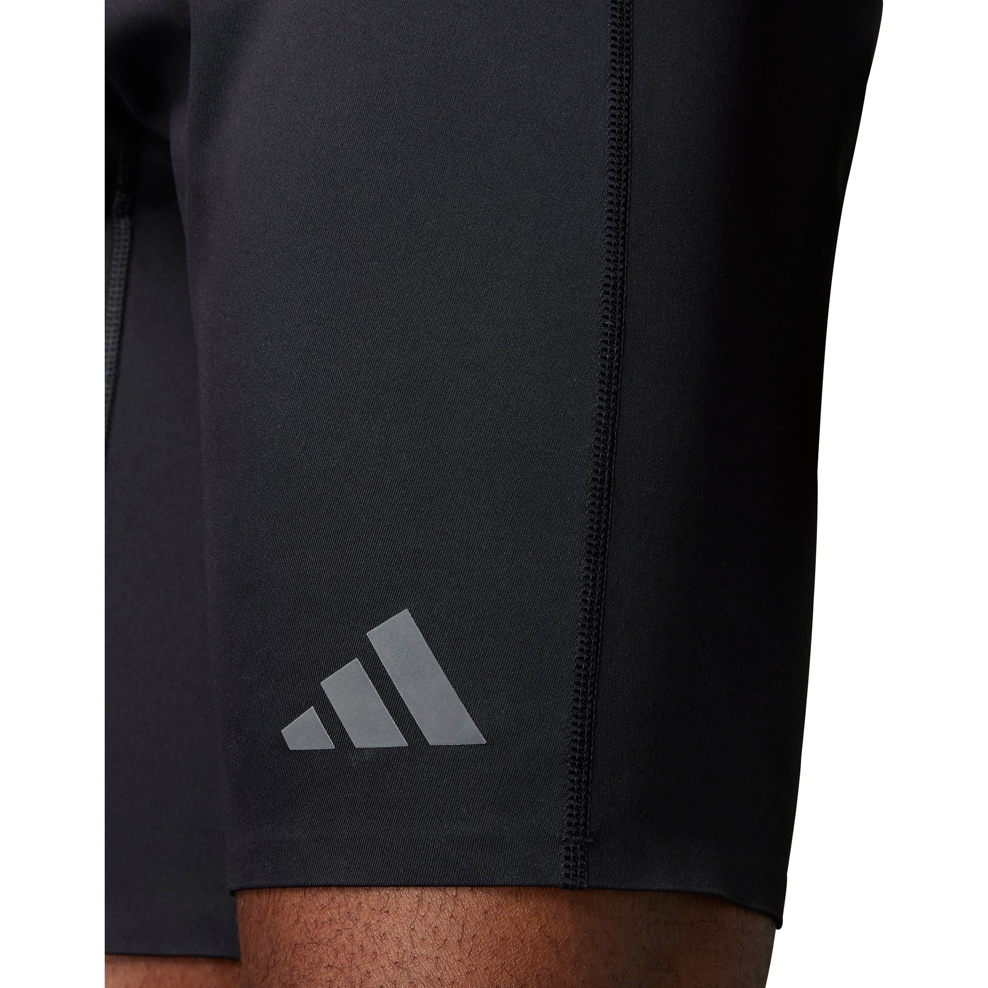 adidas Adizero Mens Short Running Tights - Black