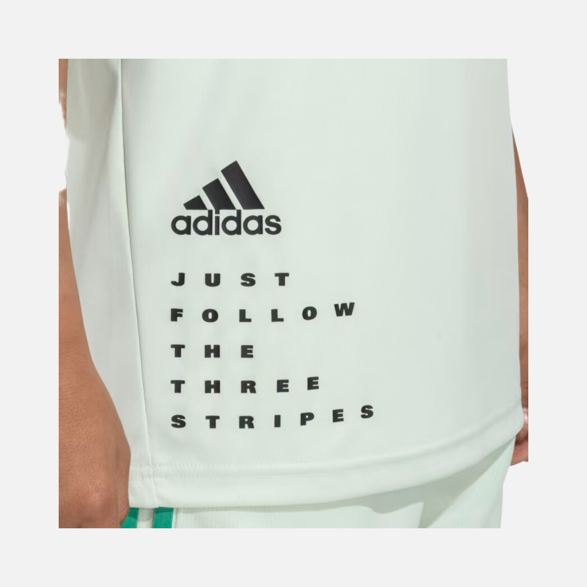 Adidas B Adi 3s Graphic Kids T-shirt (7-16 years) -Linen Green