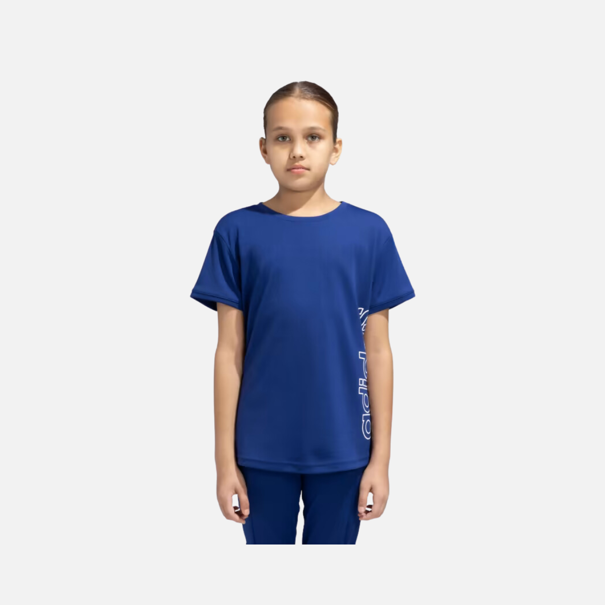 Adidas G LIN Logo Kids T-shirt (7-14 Years) -Victory Blue