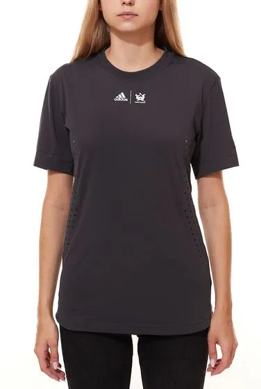 adidas x Thebe Magugu New York Graphic Tee Tennis Shirt T-shirt de sport avec AEROREADY HH8774 Noir