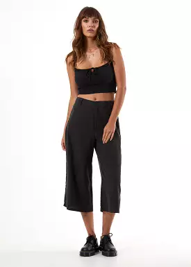 Afends Joni Hemp Pant Vintage Black