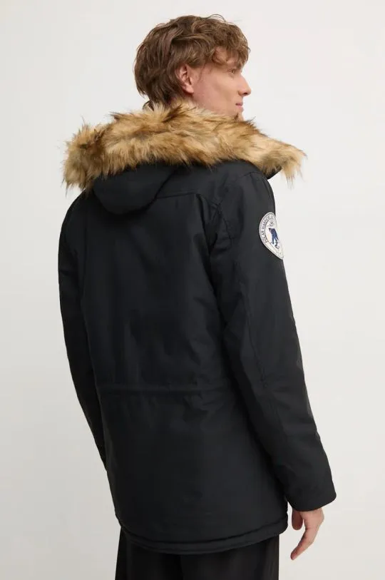 Alpha Industries jacket Polar Jacket men's black color 123144.03