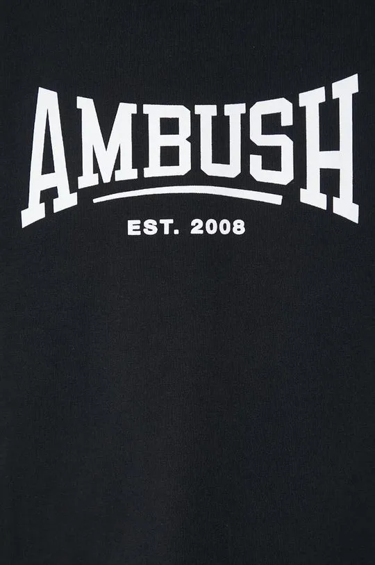 AMBUSH cotton t-shirt Graphic men’s black color BMAA006S24JER