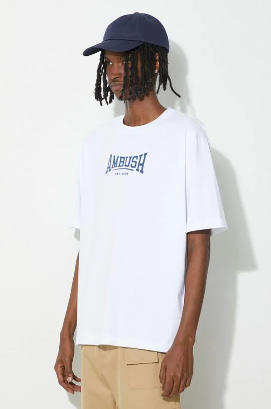 AMBUSH cotton t-shirt Graphic men’s white color BMAA006S24JER