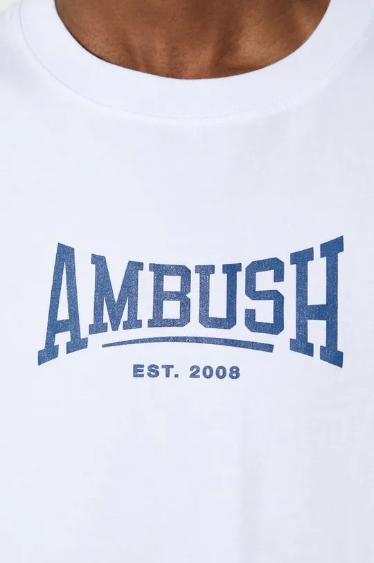 AMBUSH cotton t-shirt Graphic men’s white color BMAA006S24JER