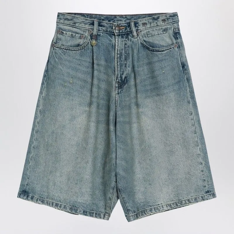 ARNETT INDIGO DENIM BERMUDA SHORTS