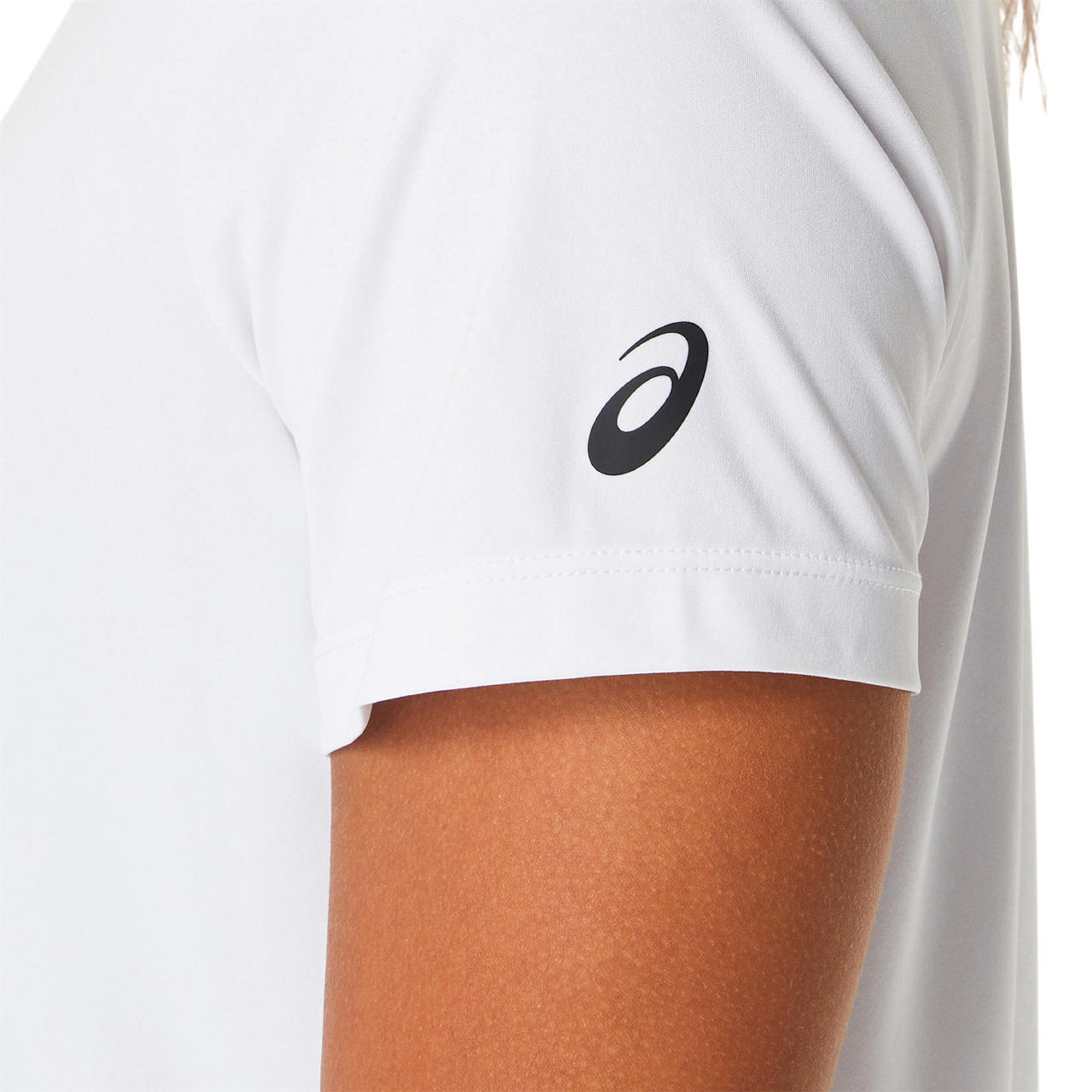 Asics T-Shirt Court Tennis Graphic Dames Wit