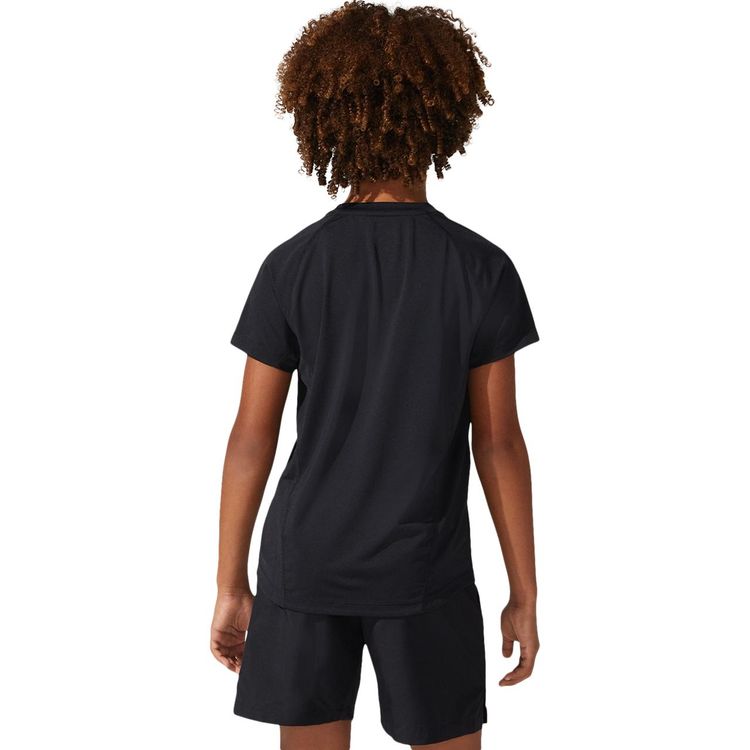 Asics T-Shirt Graphic SS Top Boys Junior Zwart