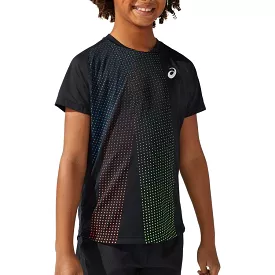 Asics T-Shirt Graphic SS Top Boys Junior Zwart