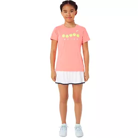 Asics T-Shirt Tee Graphic Girls Junior Roze