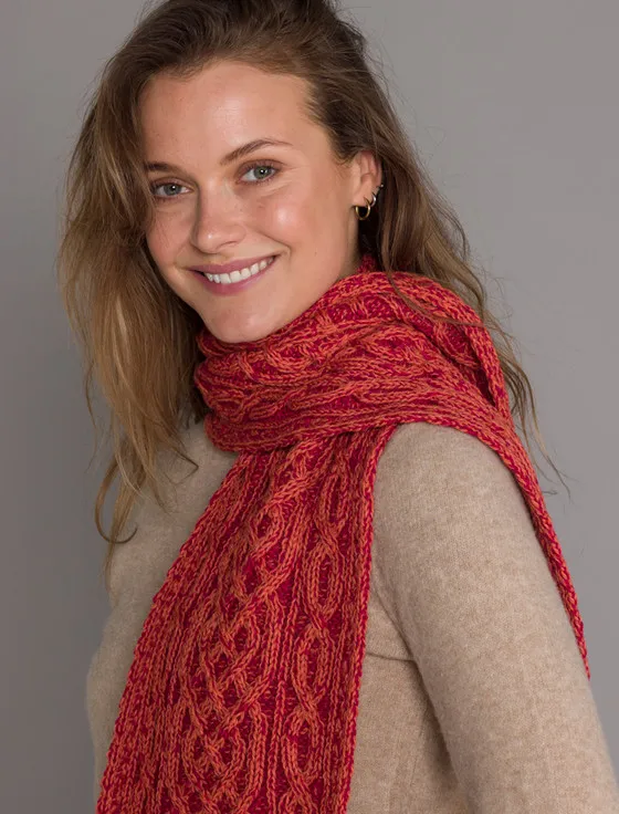 A‎ran Plate‎d Scarf