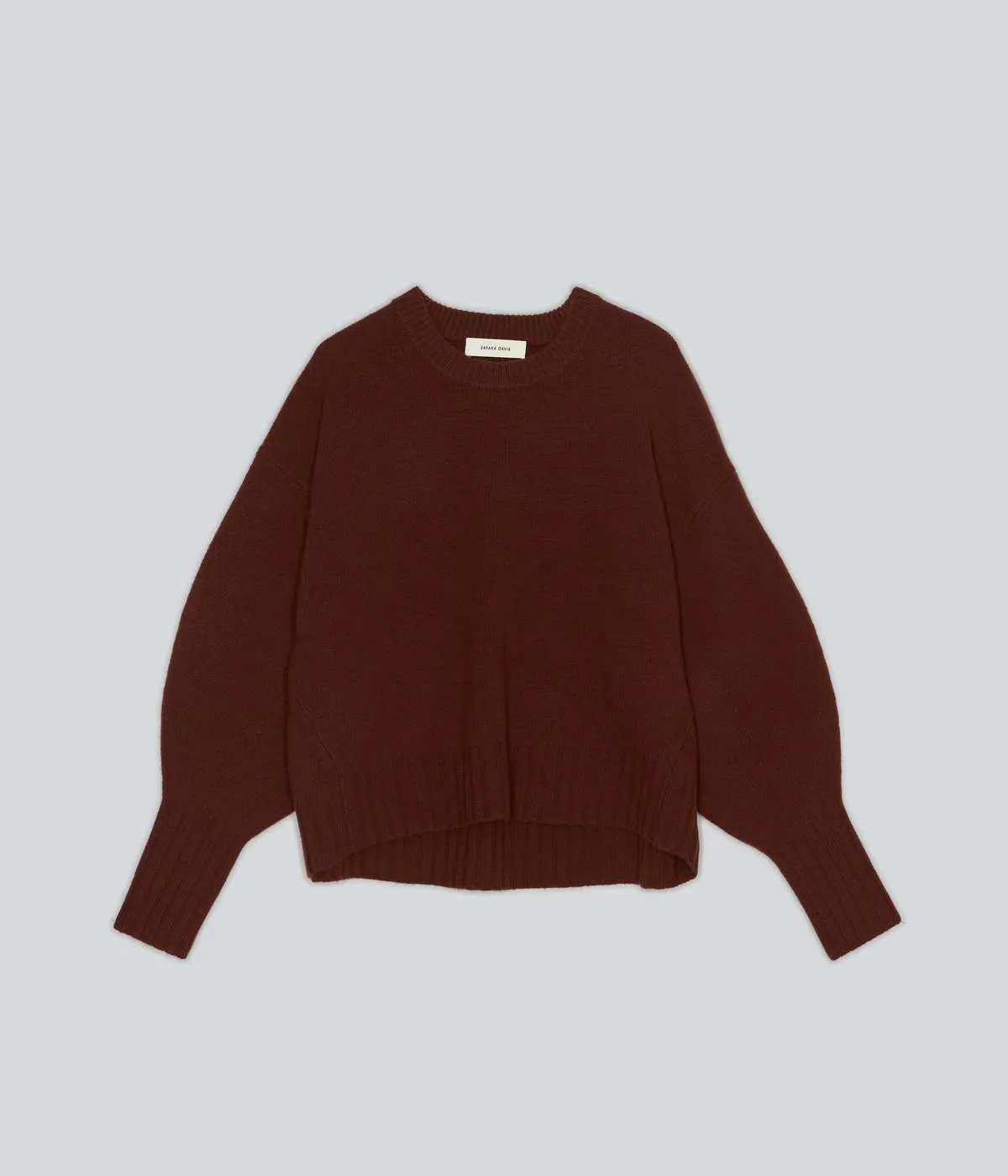 Balloon Sleeve Sweater - Cinnamon