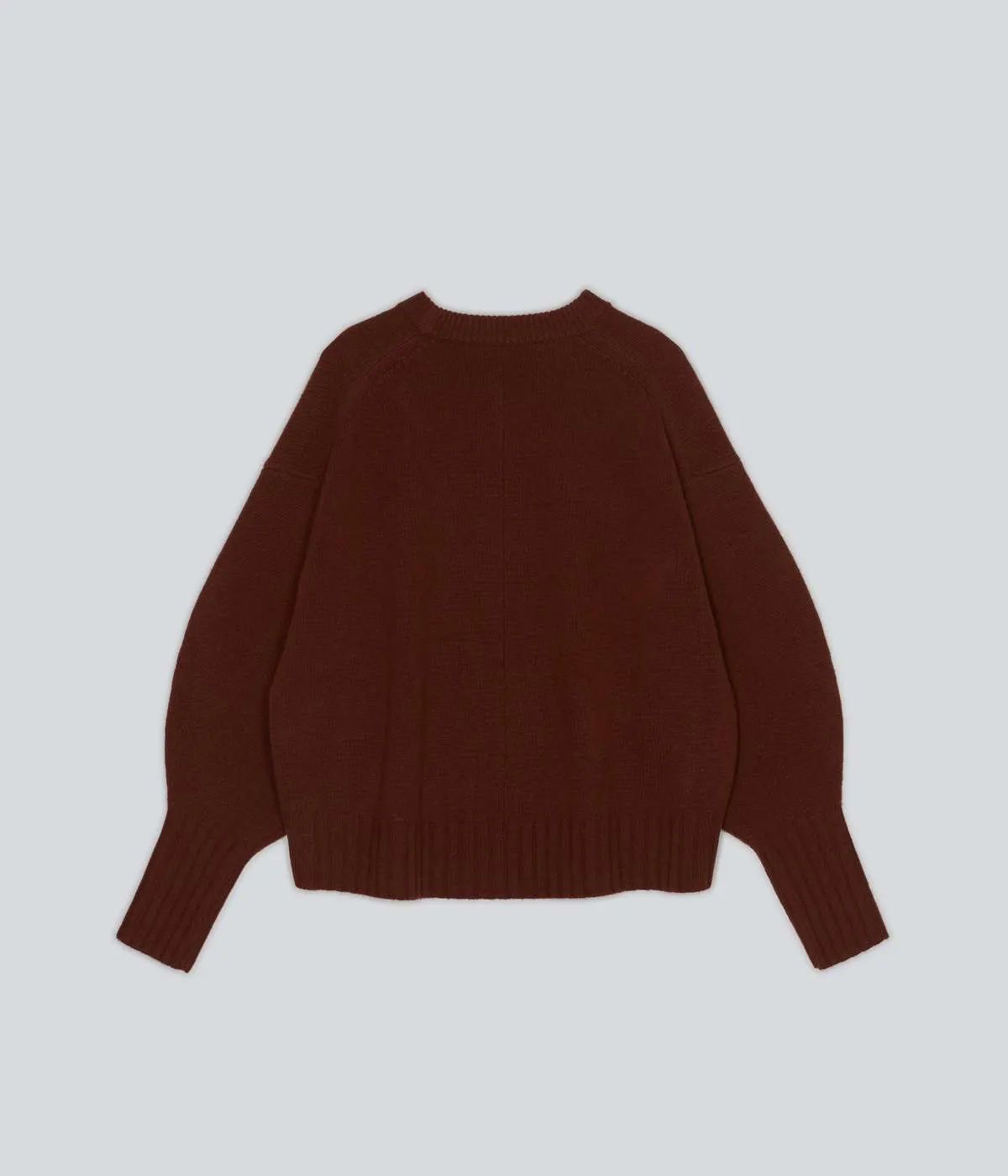 Balloon Sleeve Sweater - Cinnamon