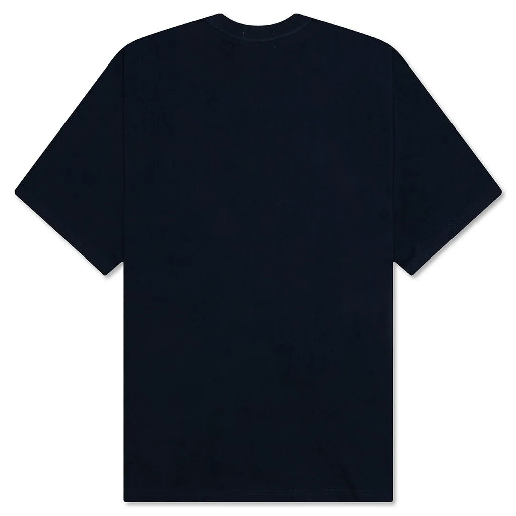 Bape College Graphic Tee - Navy