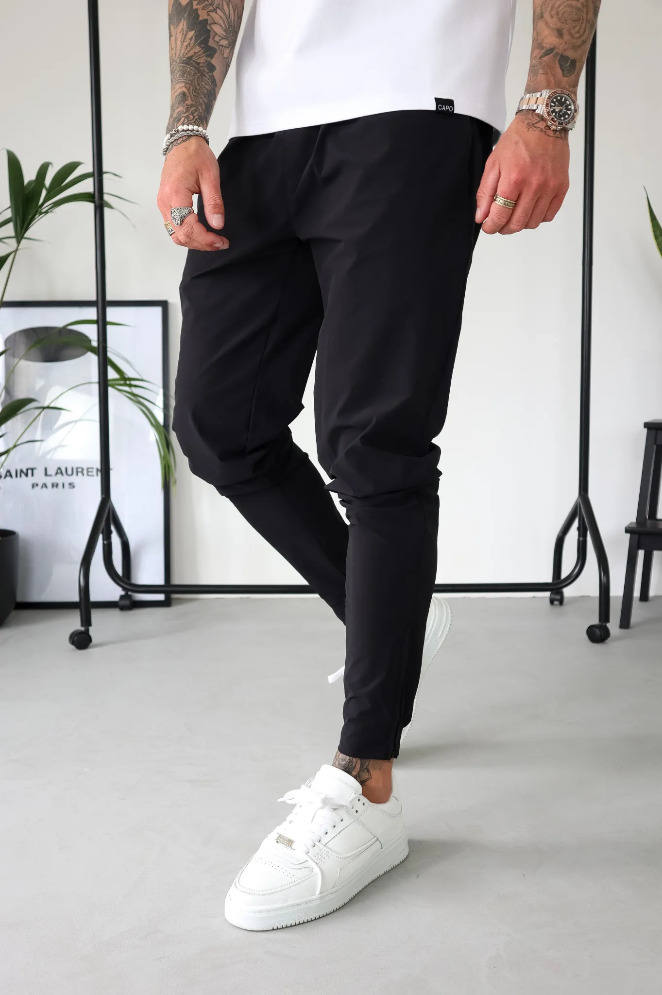 Capo TECHNICAL Track Pant - Black / Grey