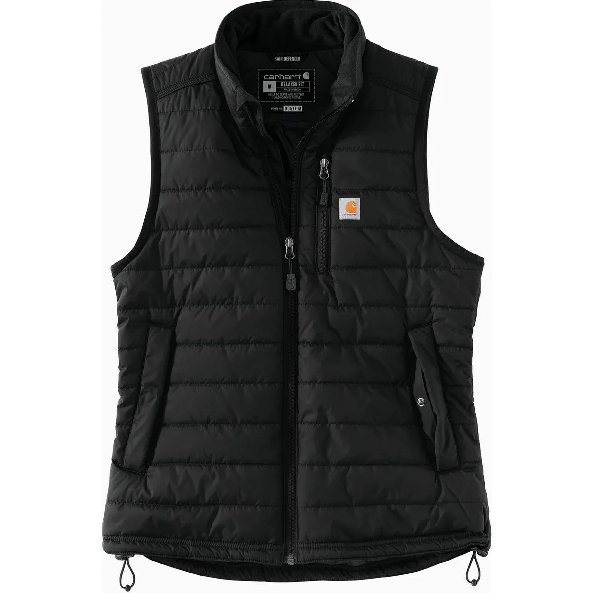 Carhartt Carhartt Rain Defender Women's XS Regular Black Nylon Insulated Mock Neck Vest