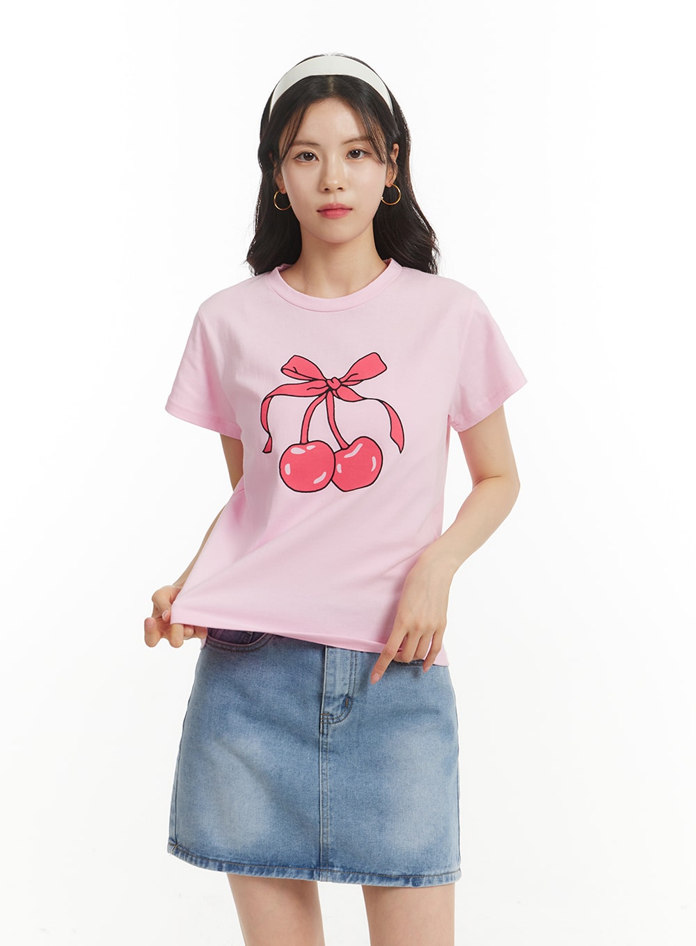 Cherry Graphic Tee OM405