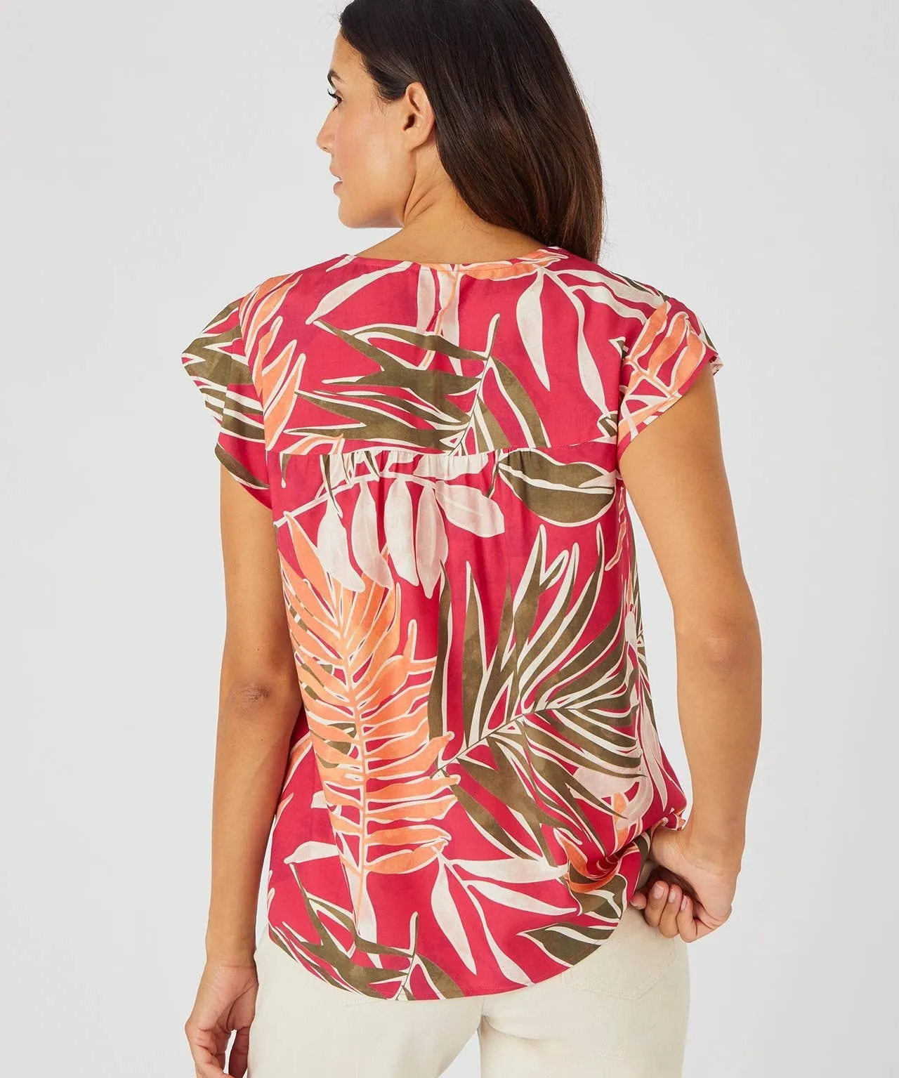 Climatyl Tropical Print Blouse