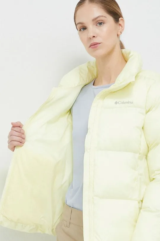 Columbia jacket Puffect Jacket women's yellow color 1864781