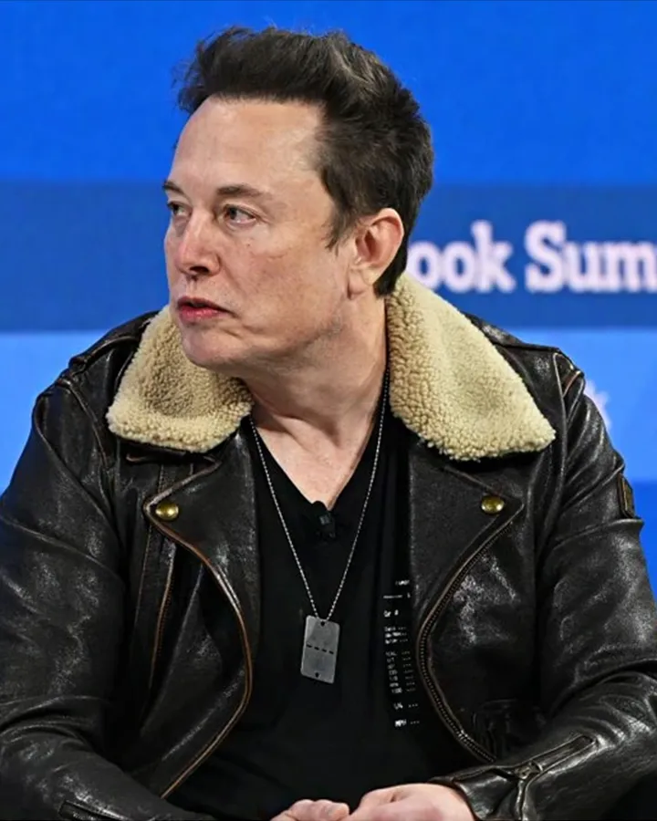 Elon Musk Shearling Leather Jacket - William Jacket