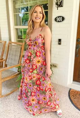 Forever Mine Floral Maxi Dress