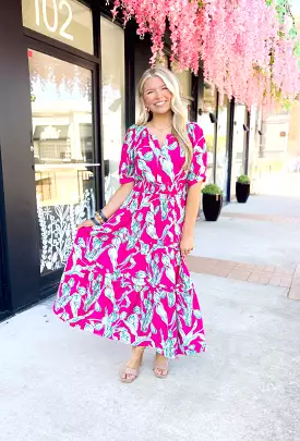 Garden Strolls Midi Dress