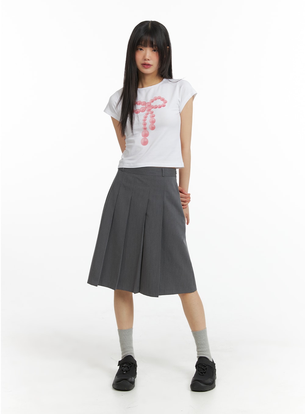 Graphic Ribbon Tee CM413