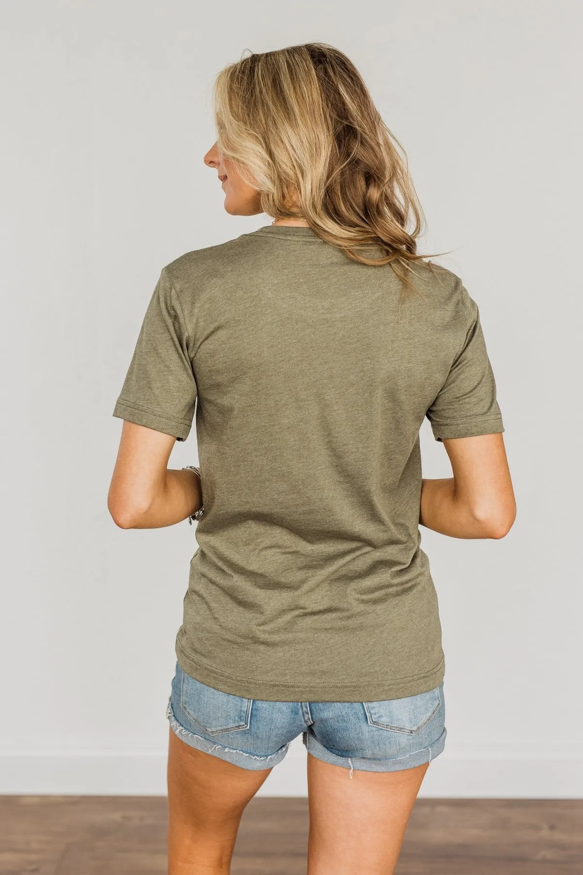 Grateful Graphic Tee- Olive