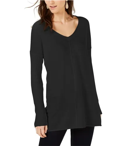 I-N-C Womens Center Seam Tunic Sweater