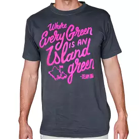 Island Green - OGA Unisex Graphic Tee - Obsidian Black