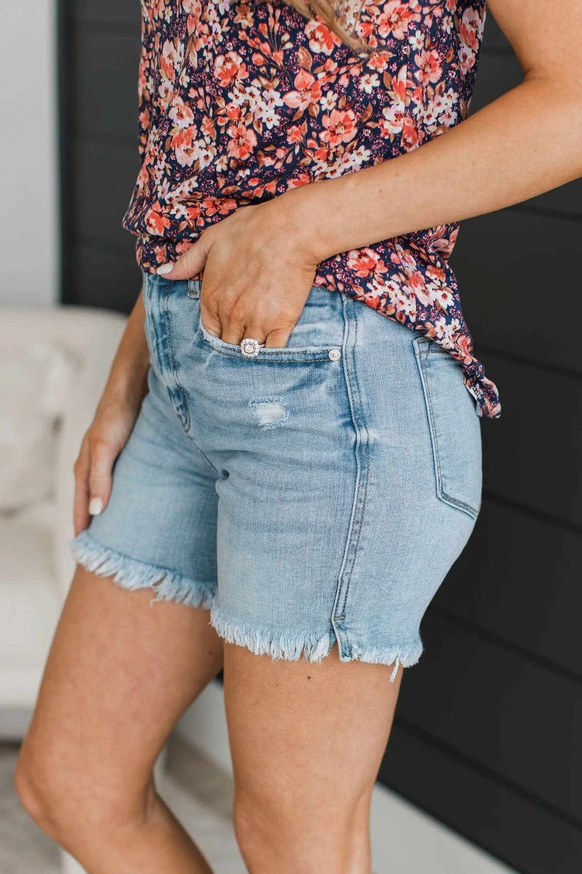 KanCan Denim Shorts- Verity Wash