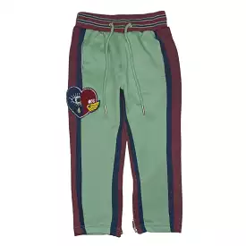 Kids BKYS Heart Jogging Pant (Olive) - BKP856K