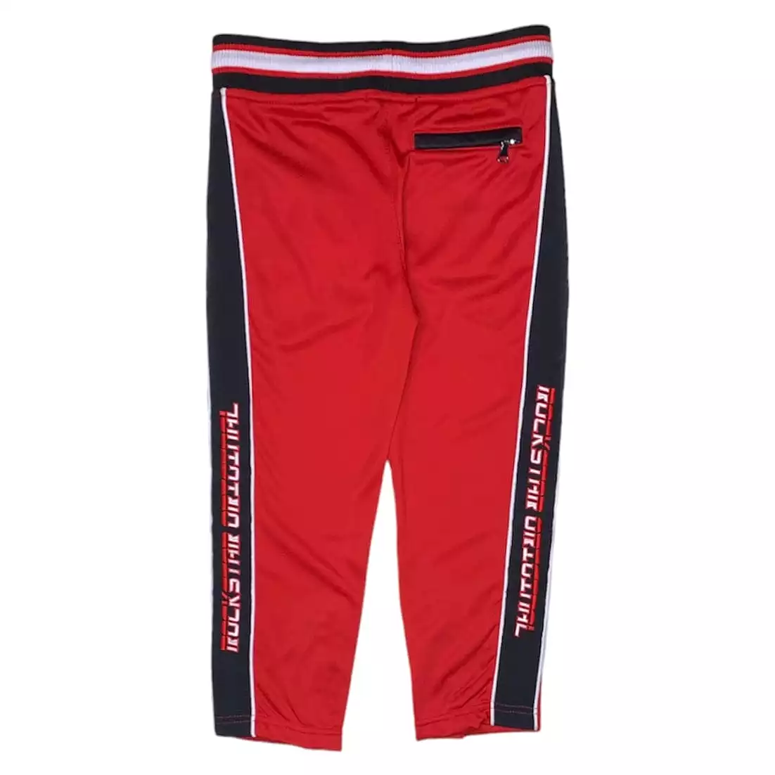 Kids Rockstar Striped Jogger (Red) - rsk1209