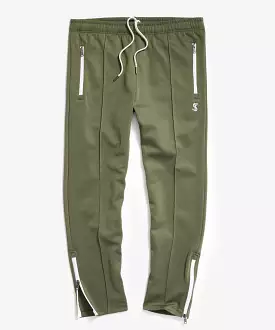 Knit Track Pant in Oak Moss