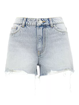 Lexi Distressed Denim Shorts