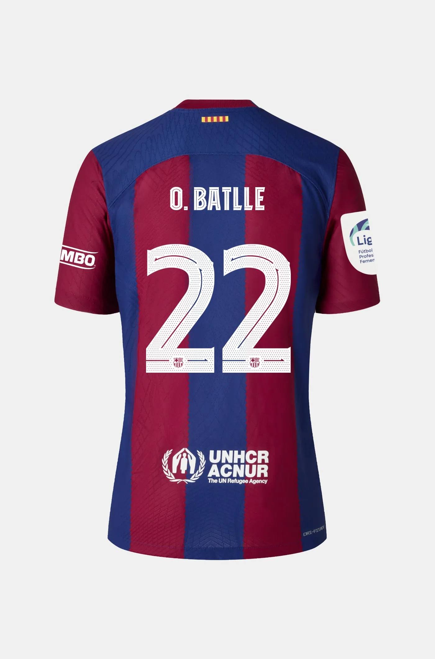 Limited Edition Karol G FC Barcelona women's home shirt 23/24 Player's Edition - O. BATLLE