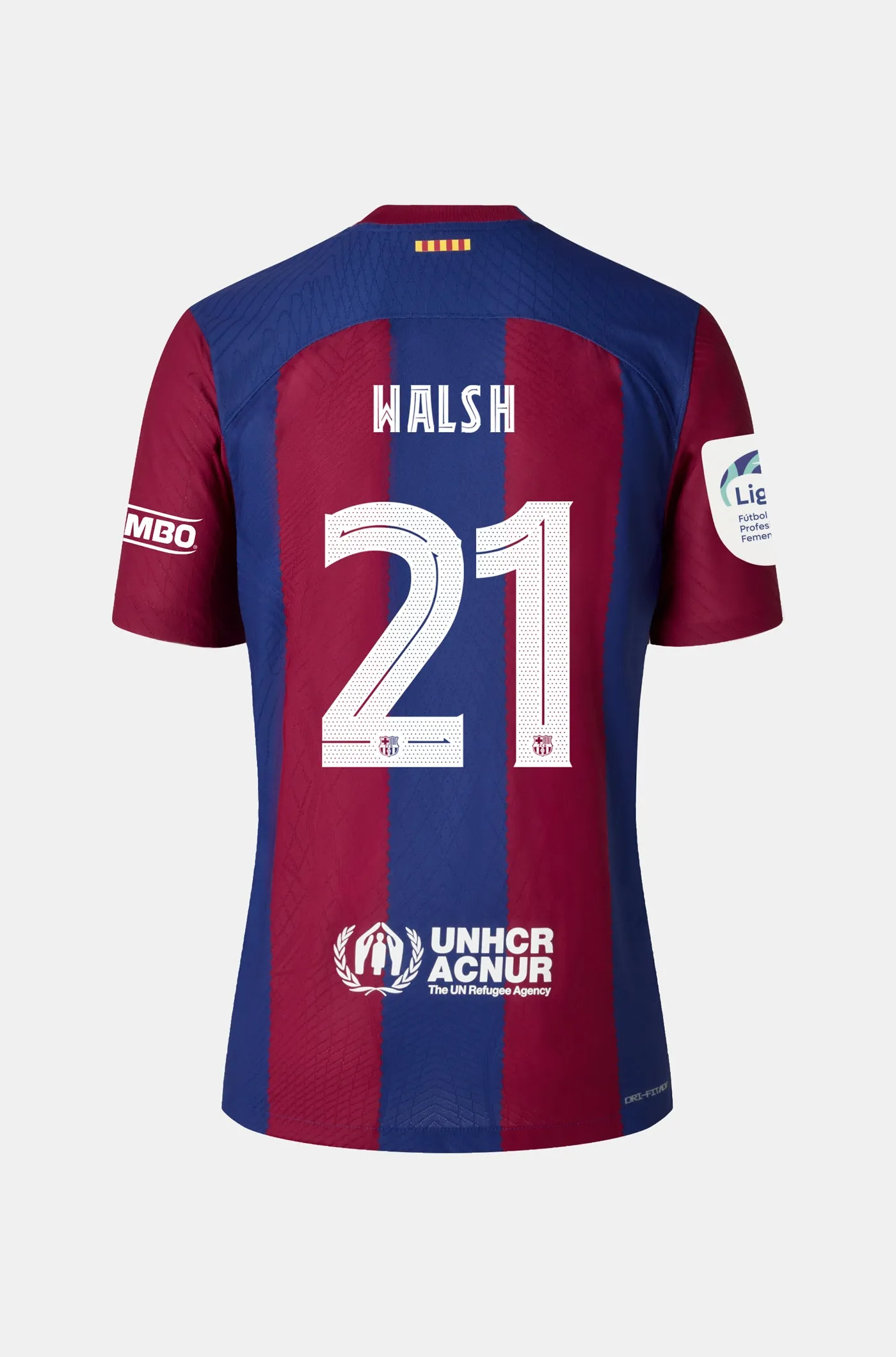 Limited Edition Karol G FC Barcelona women's home shirt 23/24 Player's Edition - WALSH