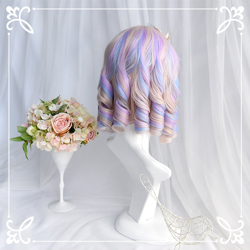 LOLITA PASTEL PINK ROMAN ROLL WIG BY31157