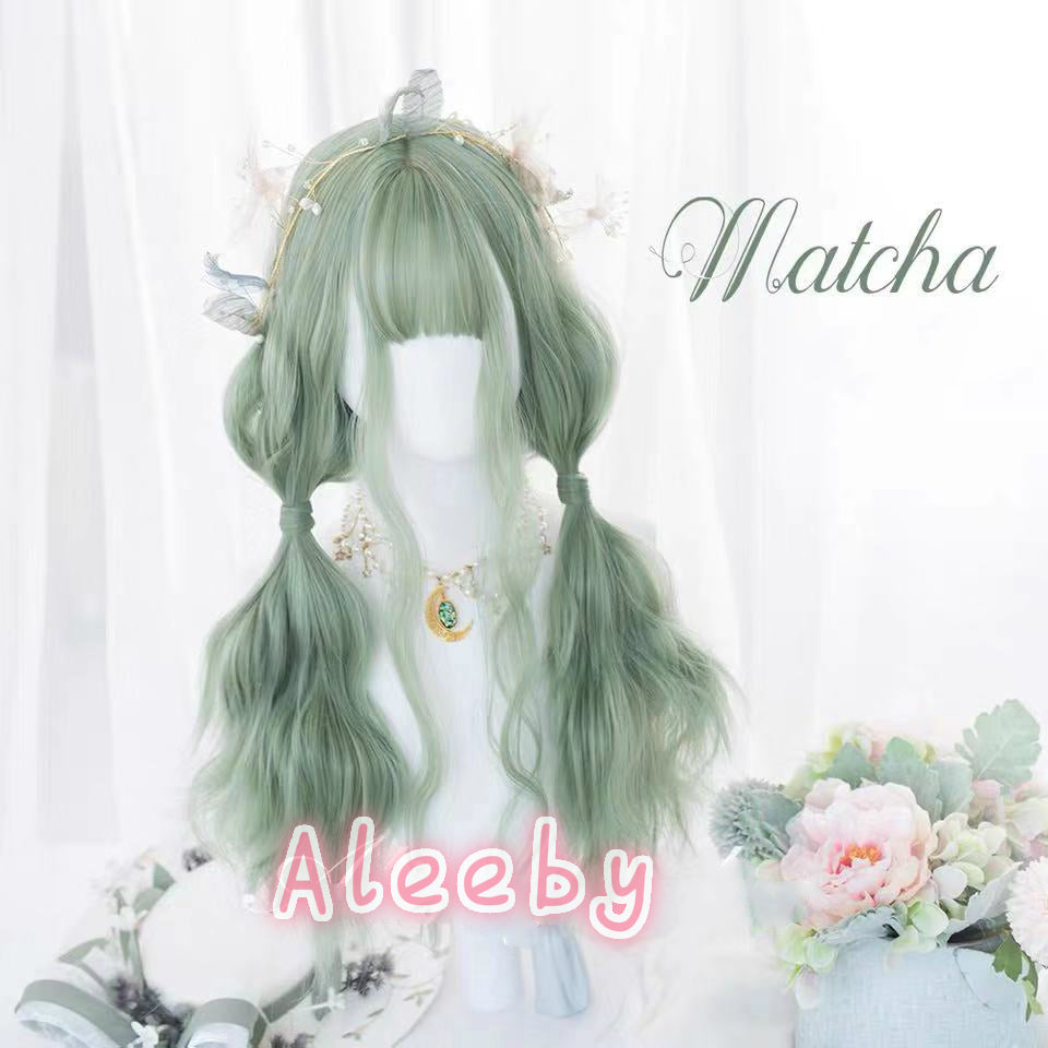 ''MATCHA'' GREEN LOLITA BESTIE LONG STRAIGHT WIG BY31139