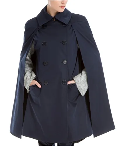 Max Studio London Womens Trench Cape Jacket