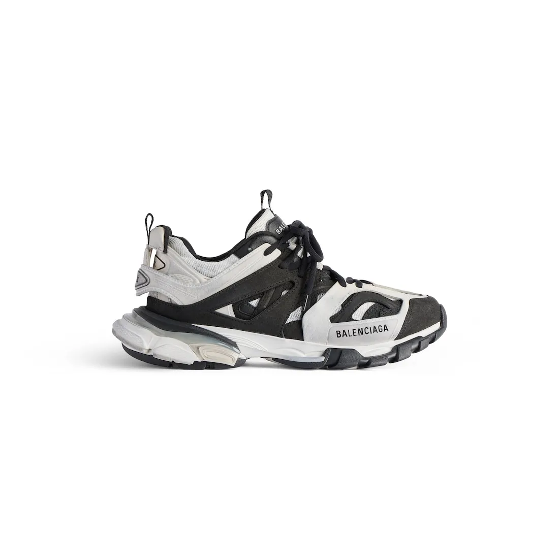      Men's Track Sneaker in Grey/black/white 