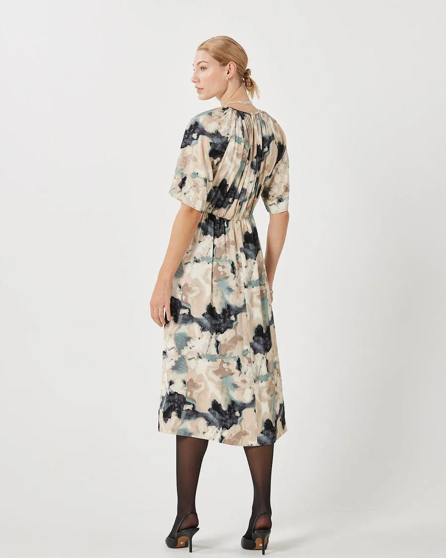 Minimum Yolas Midi Dress In Sagebrush Green