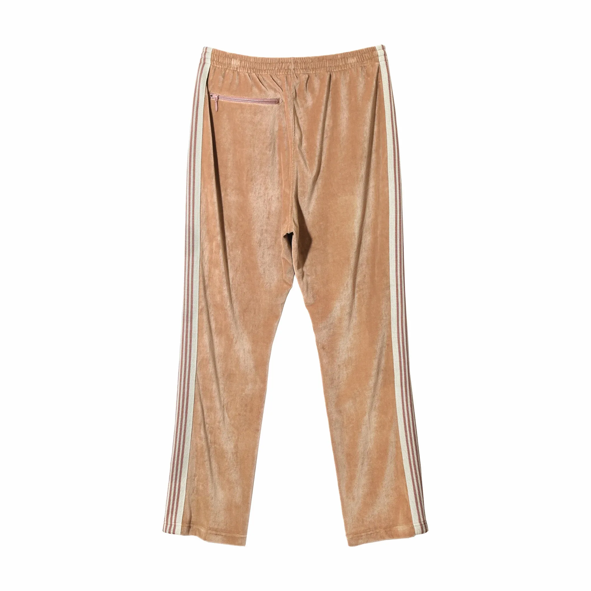 Needles Narrow Track Pant - C/PE Velour (Old Rose)