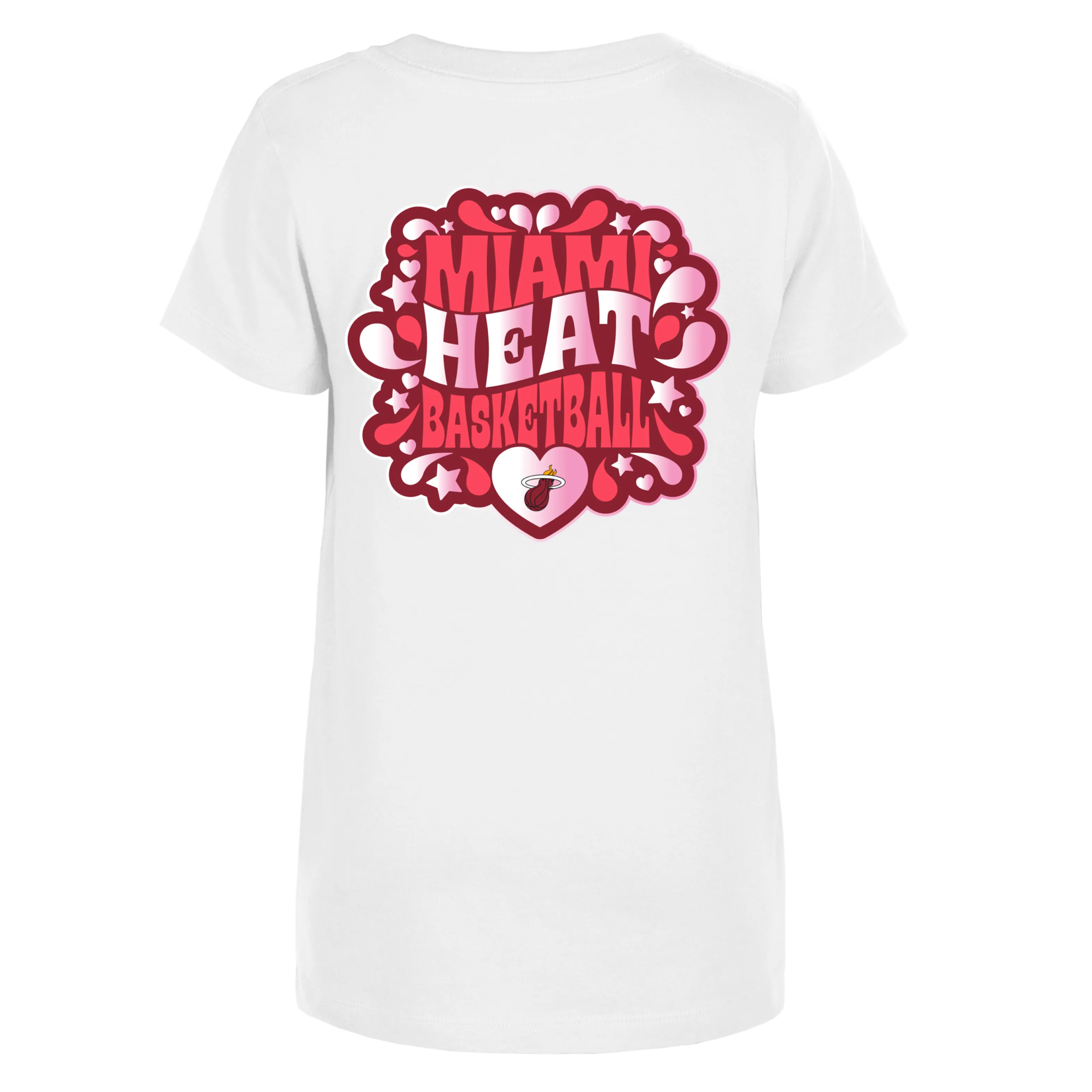 New Era Miami HEAT Girls Heart Tee