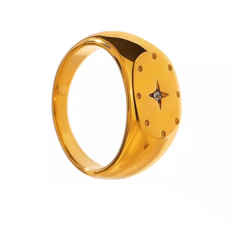 North Star Signet Ring - LAST CHANCE!